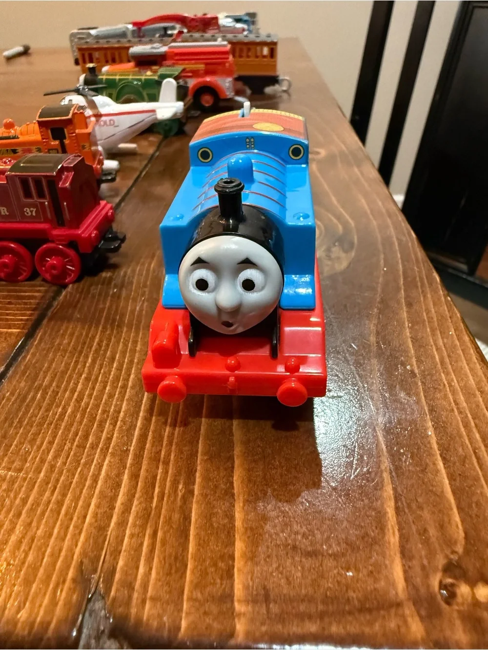 Thomas & Friends Red Crane Engine Toy with Face